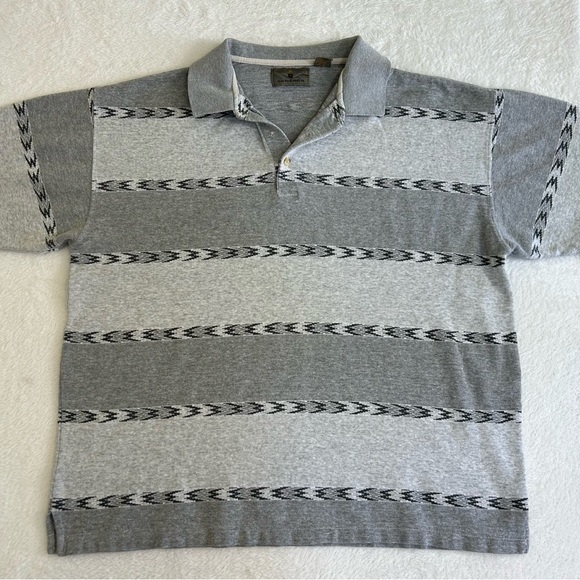 Generra Men's Polo Shirt Size XL Gray Short Sleeve Vintage - Picture 1 of 8